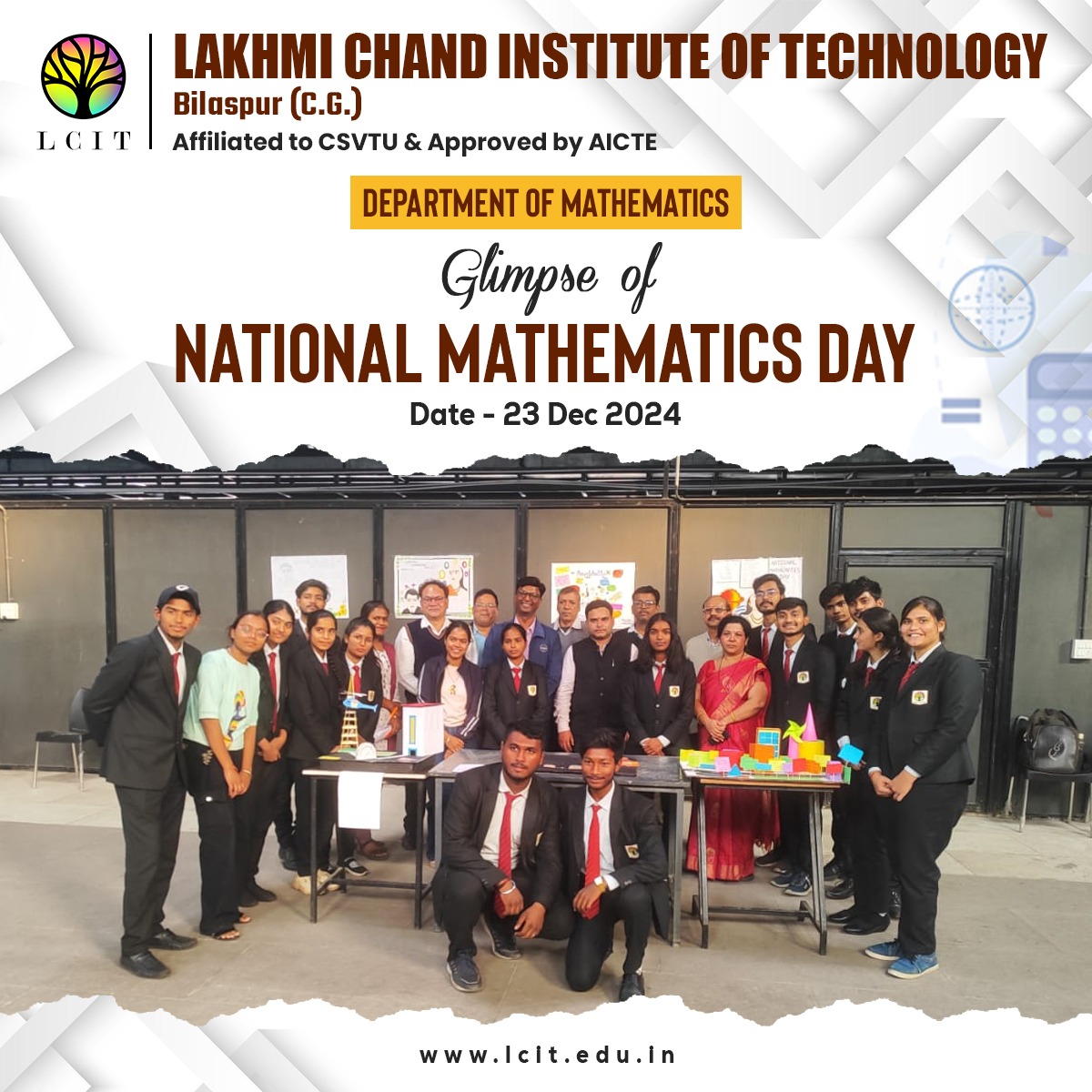 National Mathematics day ( Department Of maths) 
2024