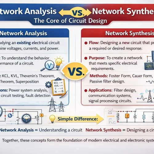 Network Analysis vs. Network Synthesis